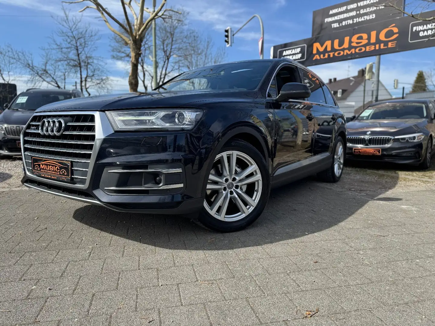 Audi Q7 ultra 3.0 TDI quattro/S Line/Panorama Kék - 2