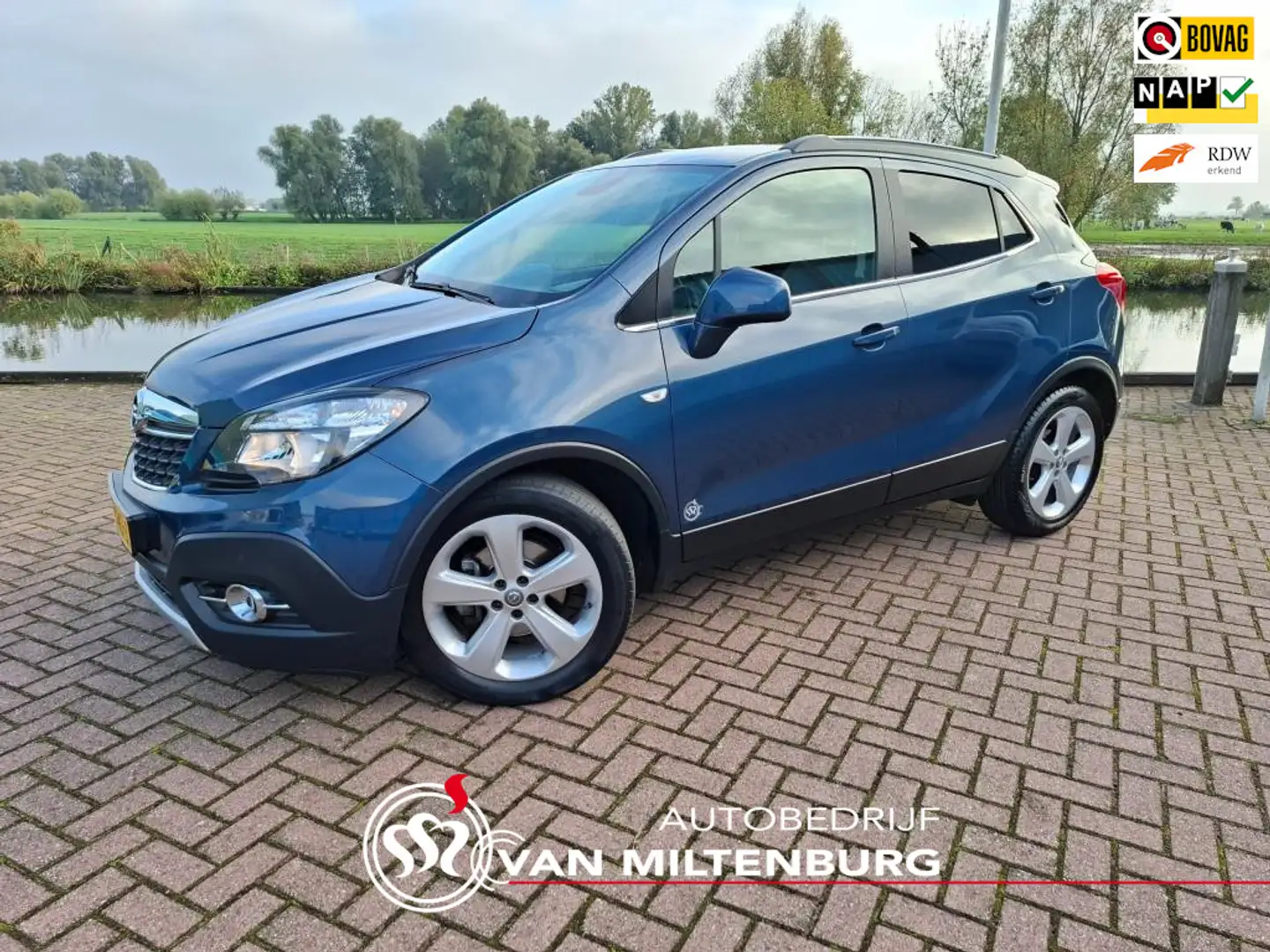 Opel Mokka 1.4 T Cosmo Clima Cruise Camera Trekhaak Blauw - 1