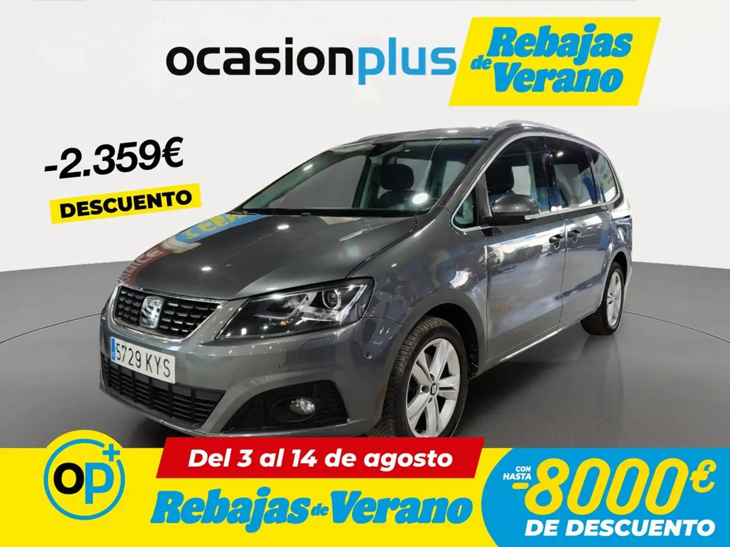 SEAT Alhambra 2.0TDI CR S&S Xcellence DSG 177 Gris - 1