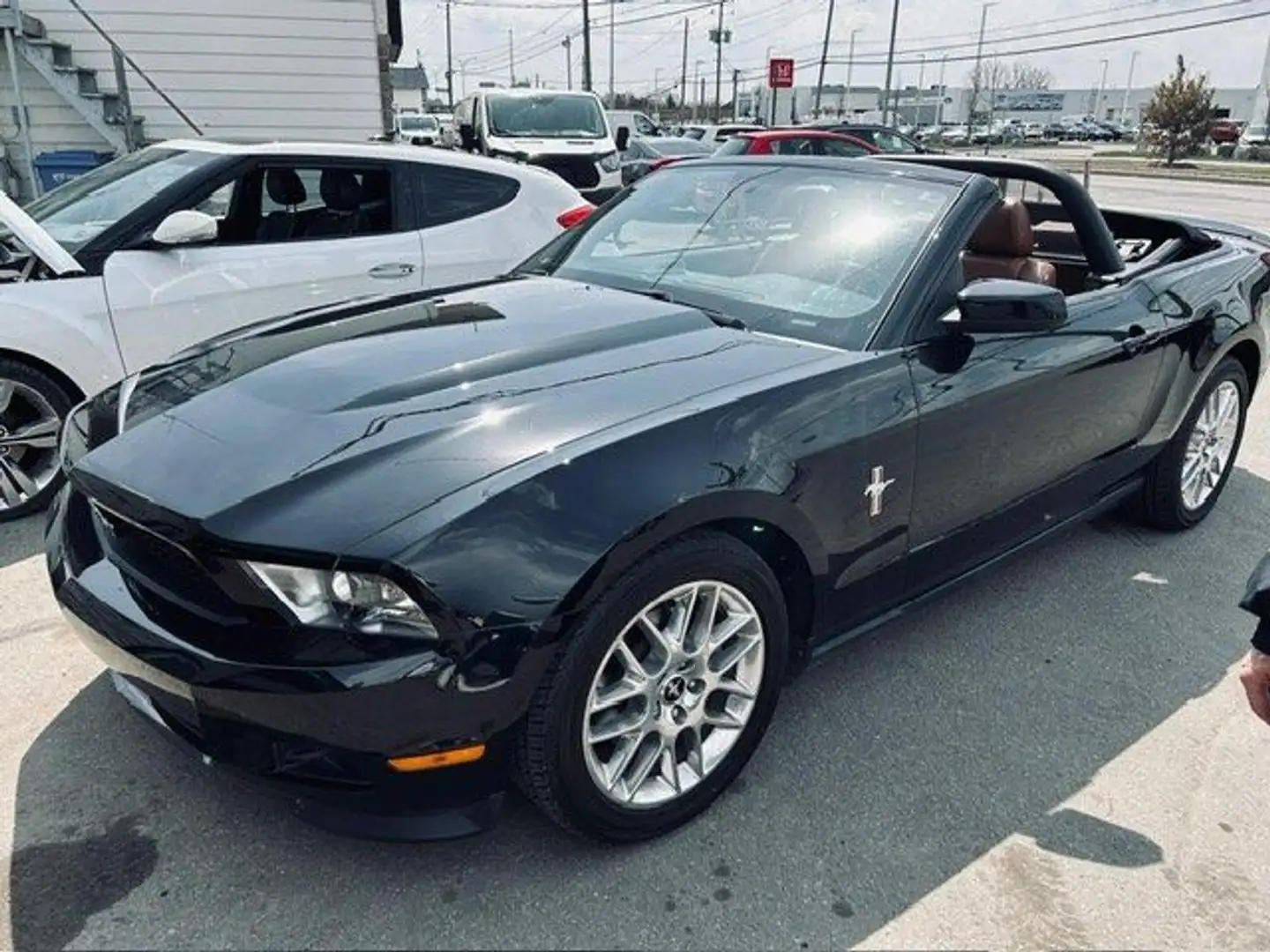 Ford Mustang Convertible V6 3,7L BVA 57375KM Schwarz - 1