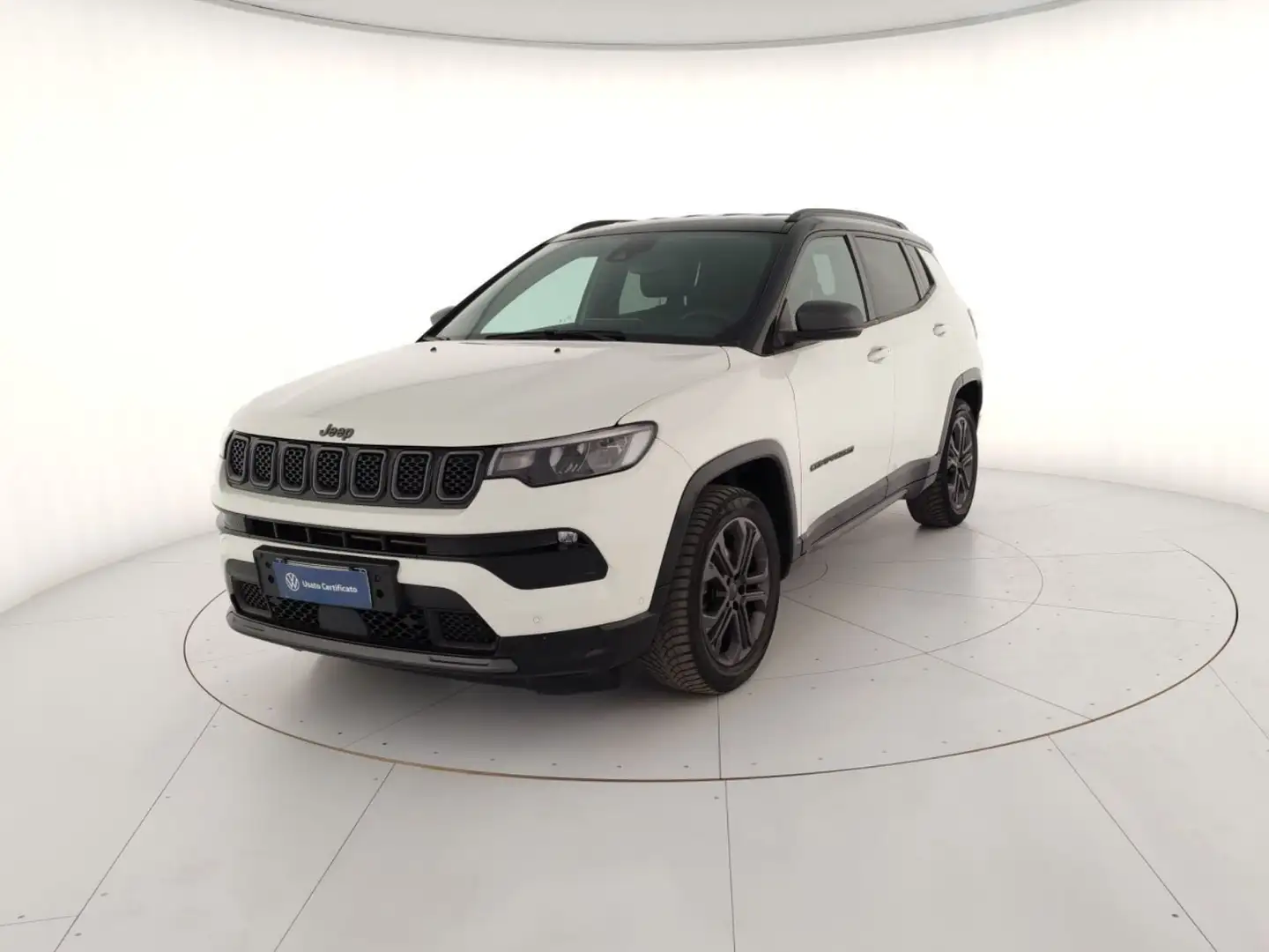Jeep Compass 1.3 T4 150 CV aut. 2WD 80° Anniversario Weiß - 1
