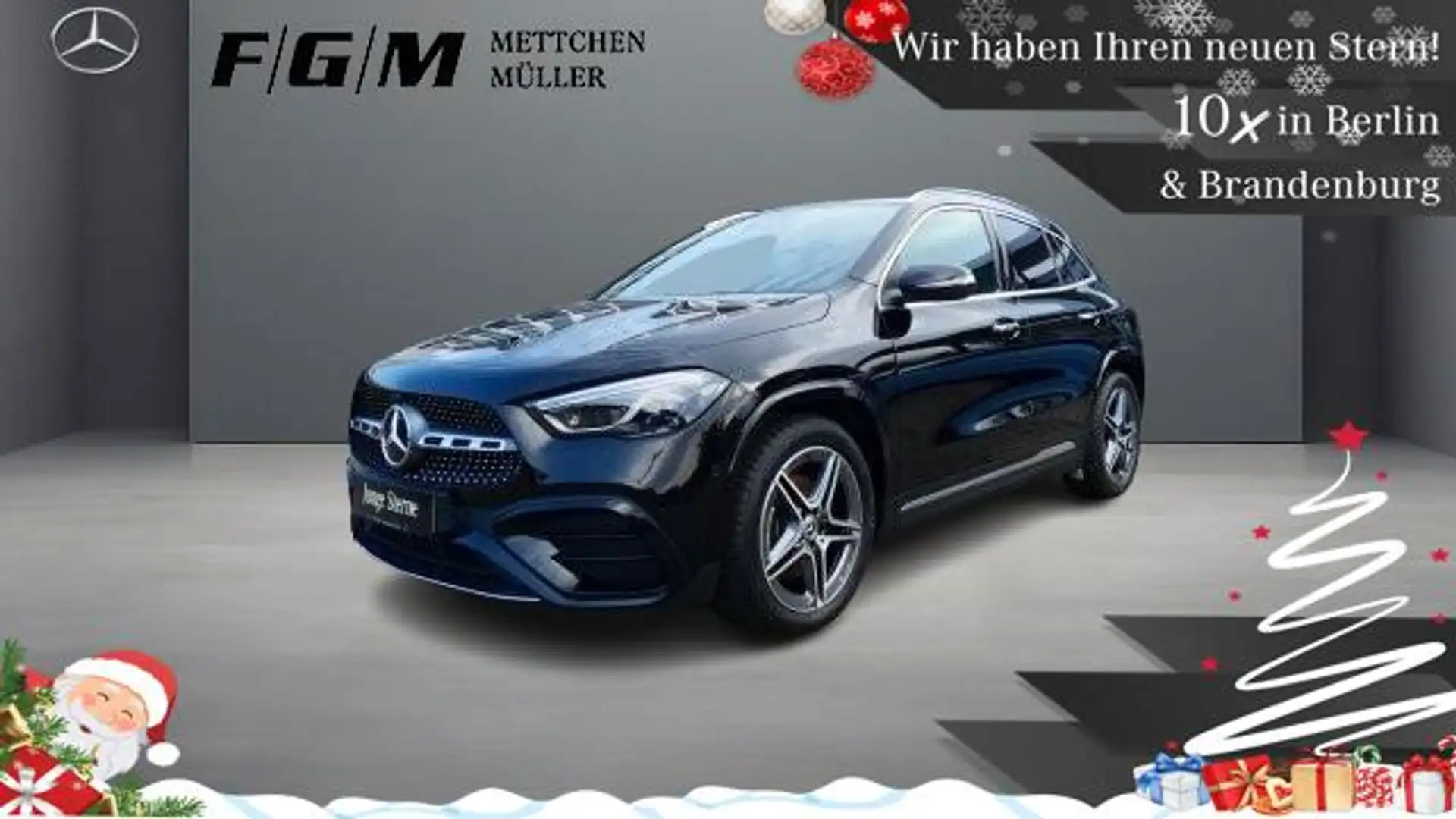Mercedes-Benz GLA 200 AMG-Line KeyGo|MBeam|S-Dach|TWA|360|AHK Schwarz - 1