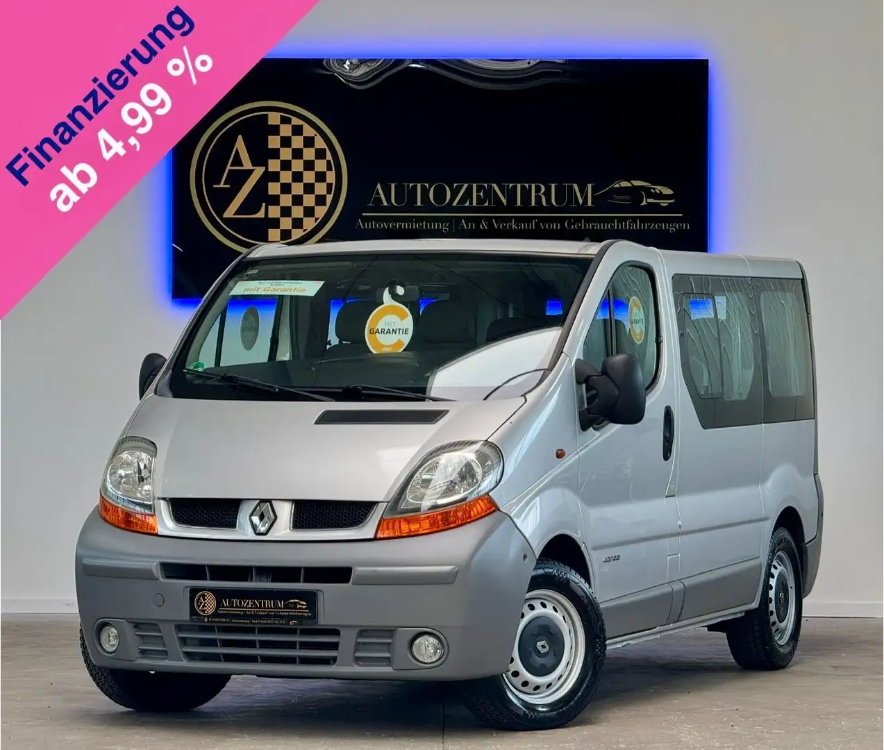 Renault Trafic verglast*GARANTIE*9-SITZER*GARDINEN*AHK* Grey - 1