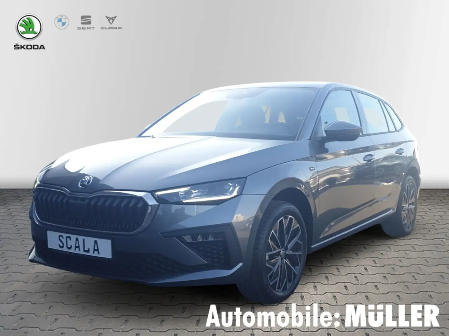 Skoda Scala Drive 1,0 TSI 85 kW 7-Gang automat.*NAVI*ACC*elket Grau - 1