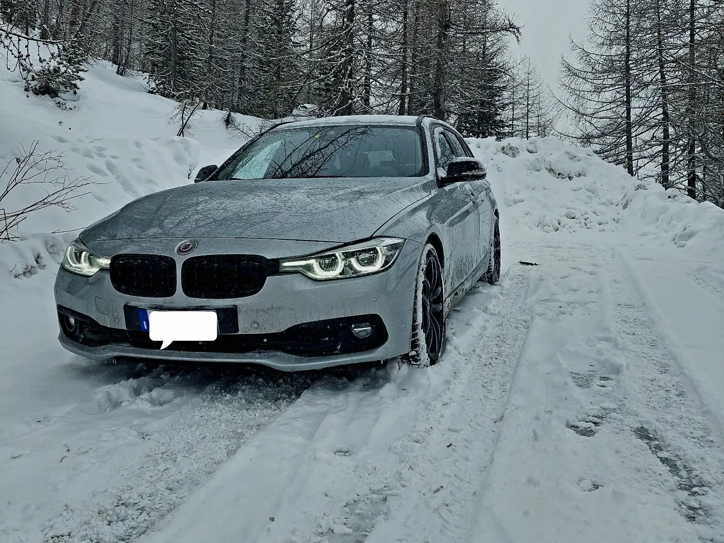 BMW 318 316d Touring Sport auto Silber - 1