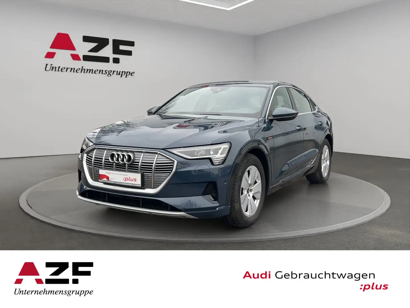Audi e-tron 55 quattro advanced NAVI+LED+PA Blau - 1