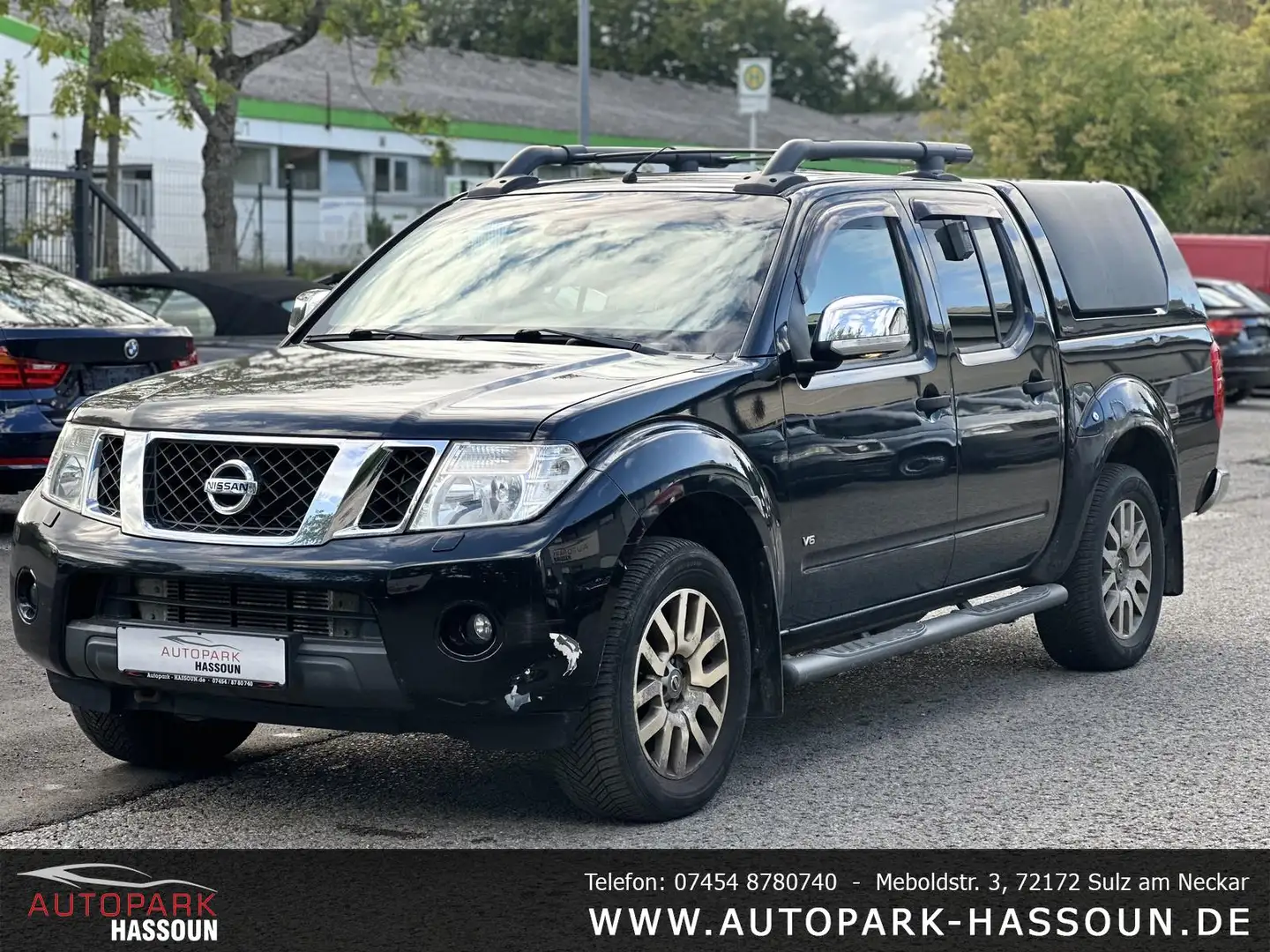 Nissan Navara Pickup Double Cab LE V6 4X4 Leder Navi RCam Nero - 1