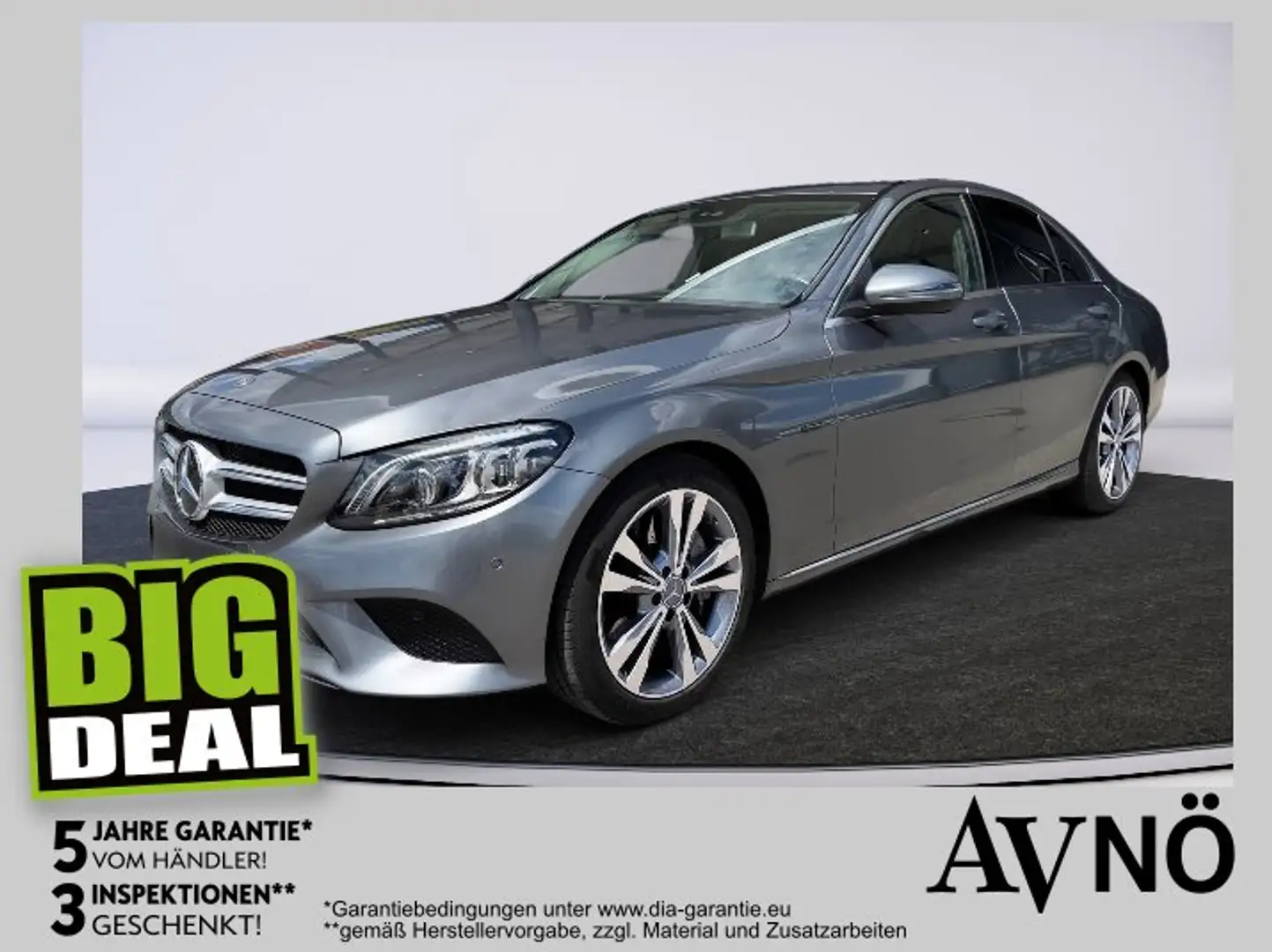 Mercedes-Benz C 300 e Multibeam LED, CarPlay, Airmatic, Grau - 1