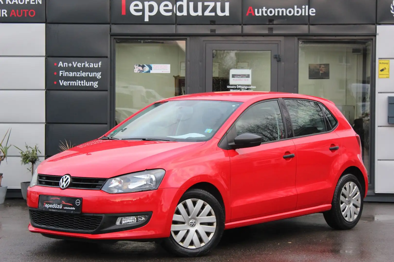 Volkswagen Polo V 1.6 TDI Trendline BMT*KLIMA*ST/STOP*EURO5 Rood - 1