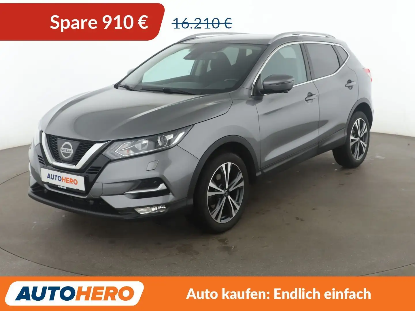 Nissan Qashqai 1.2 N-Connecta*NAVI*360°CAM*SPUR*PDC*SHZ* Gris - 1