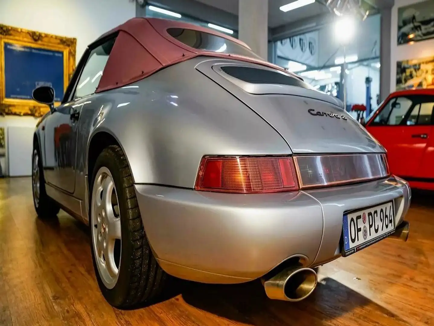 Porsche 964 911 Cabrio 3.6 Carrera 2 tiptronic Argento - 2