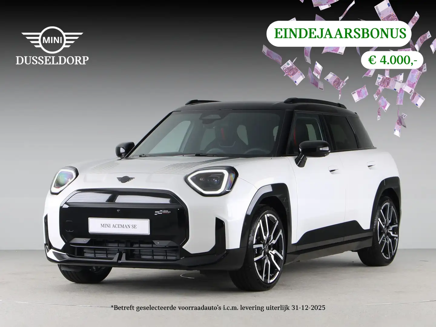 MINI Aceman SE John Cooper Works Pakket L PRIVATE LEASE EUR 55 Weiß - 1