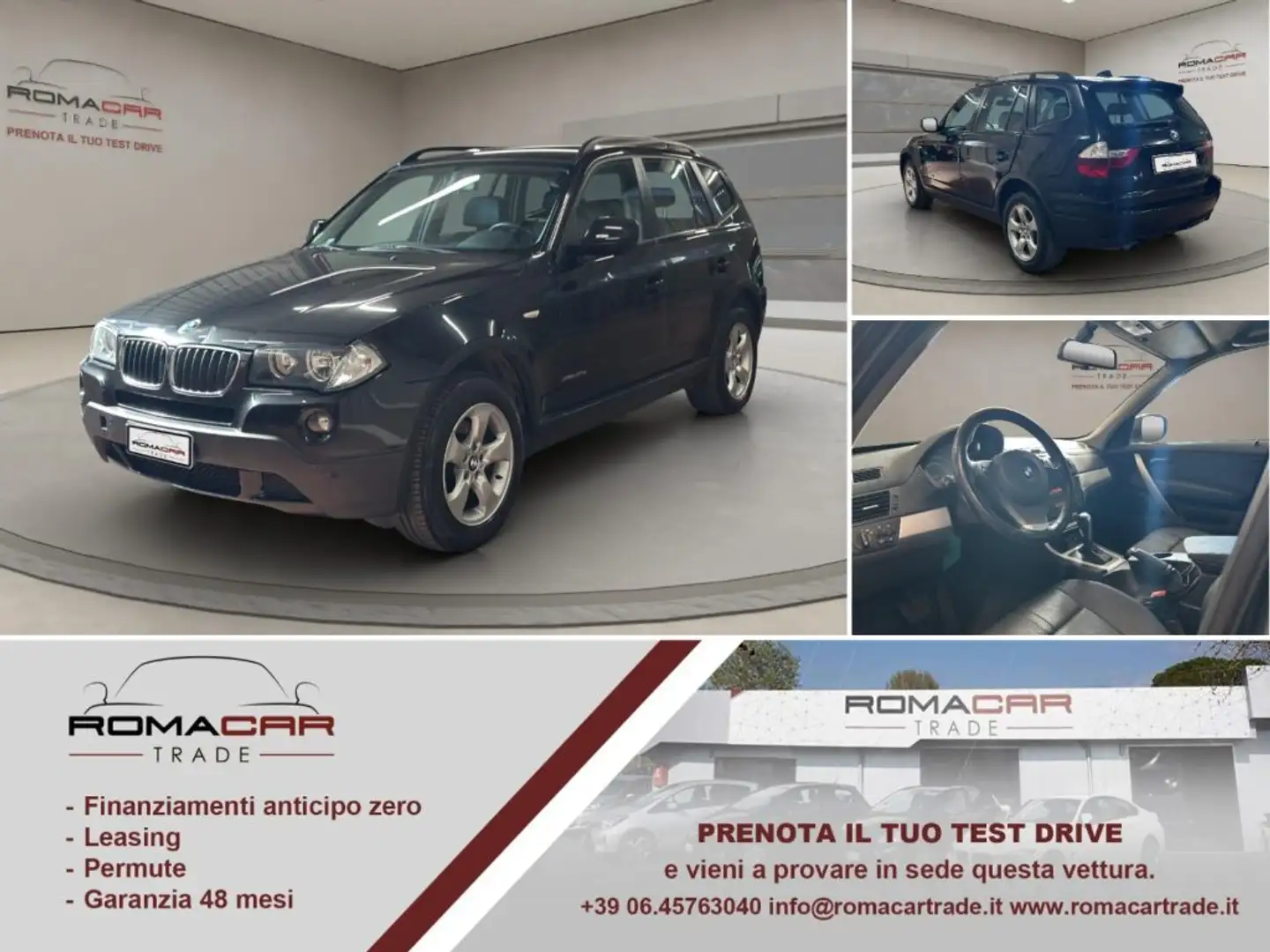 BMW X3 xDrive20d CAMBIO AUT. DA RIVEDERE Nero - 1