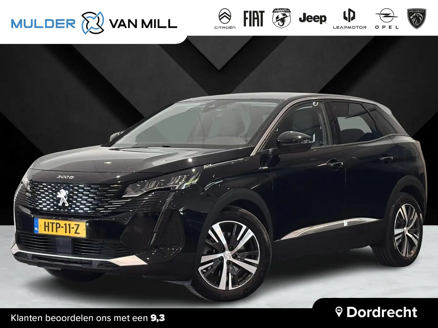 Peugeot 3008 Allure 1.6 PHEV HYbrid 225pk EAT8 | CAMERA | STOEL Zwart - 1