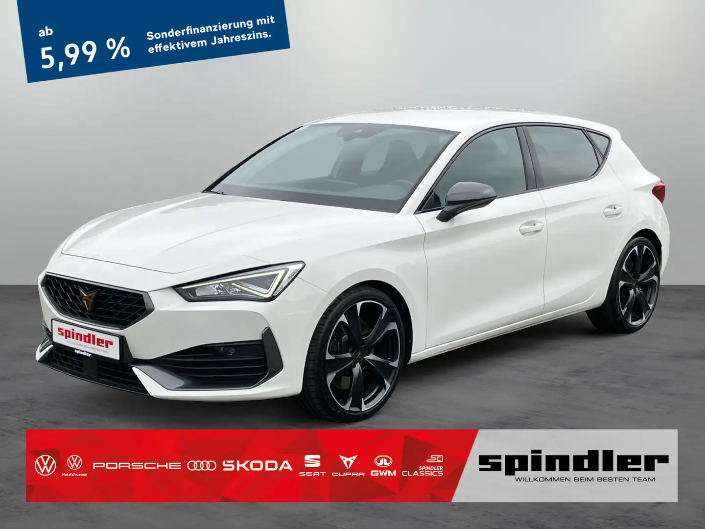 CUPRA Leon VZ 2.0 TSI DSG / LED, ACC, Navi, SHZ, DAB+ Weiß - 1