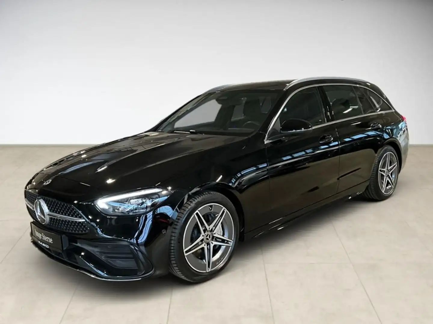 Mercedes-Benz C 300 d T AMG Style AHK AUT Akustikglas Kam. LED Schwarz - 1
