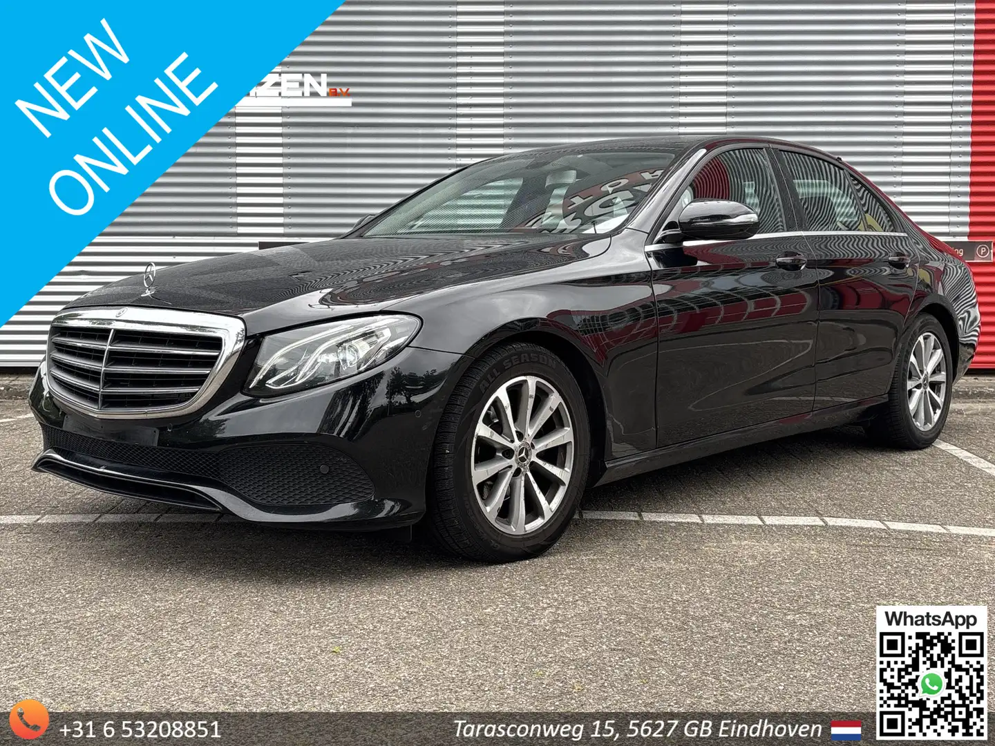 Mercedes-Benz E 200 d | € 10.700,- NETTO! | Leder | Climate | Cruise | Zwart - 1