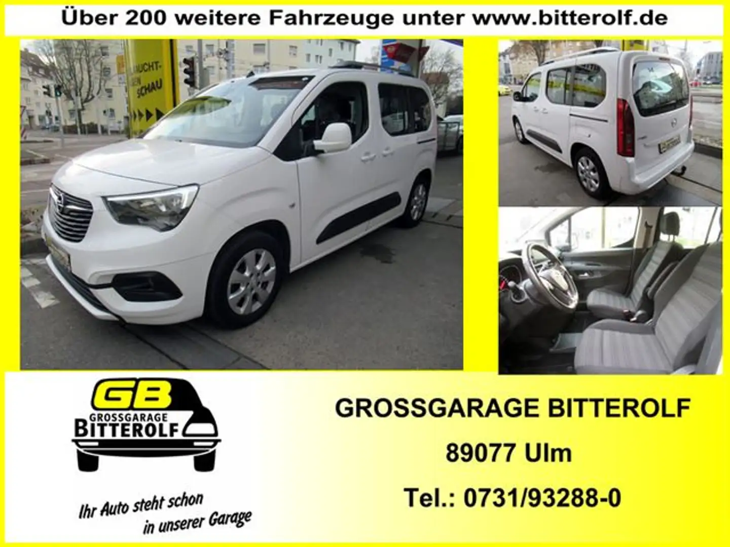 Opel Combo Life 1.5D Edition AHK/RFK/SHZ/SHA Weiß - 1