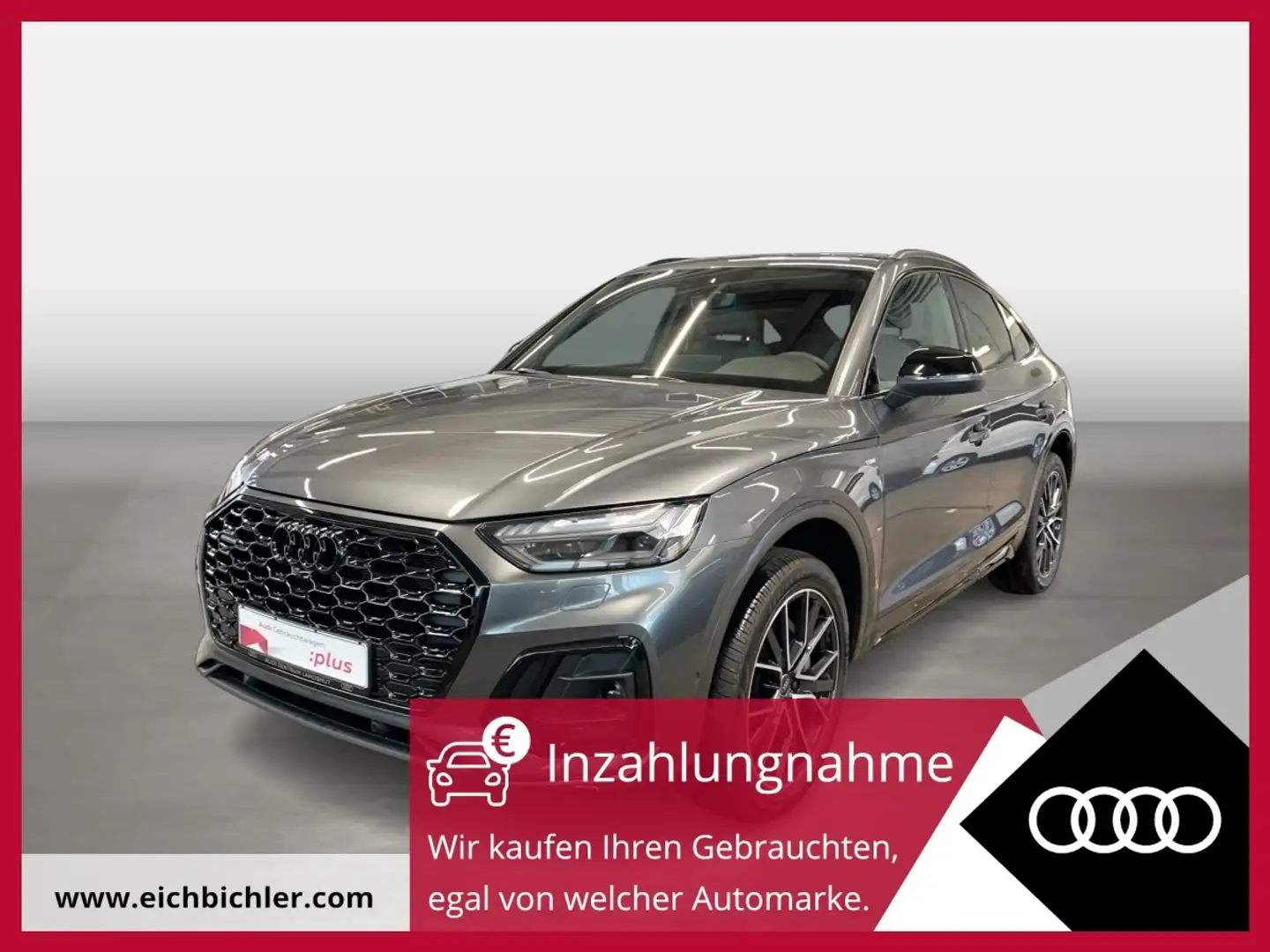 Audi Q5 Sportback 55 TFSI e quattro S tronic S line Grijs - 1
