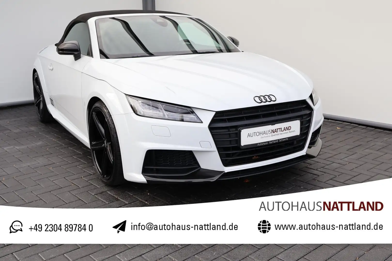 Audi TT 2.0 16V TFSI S line  PDC LED VC Alcantara Weiß - 1