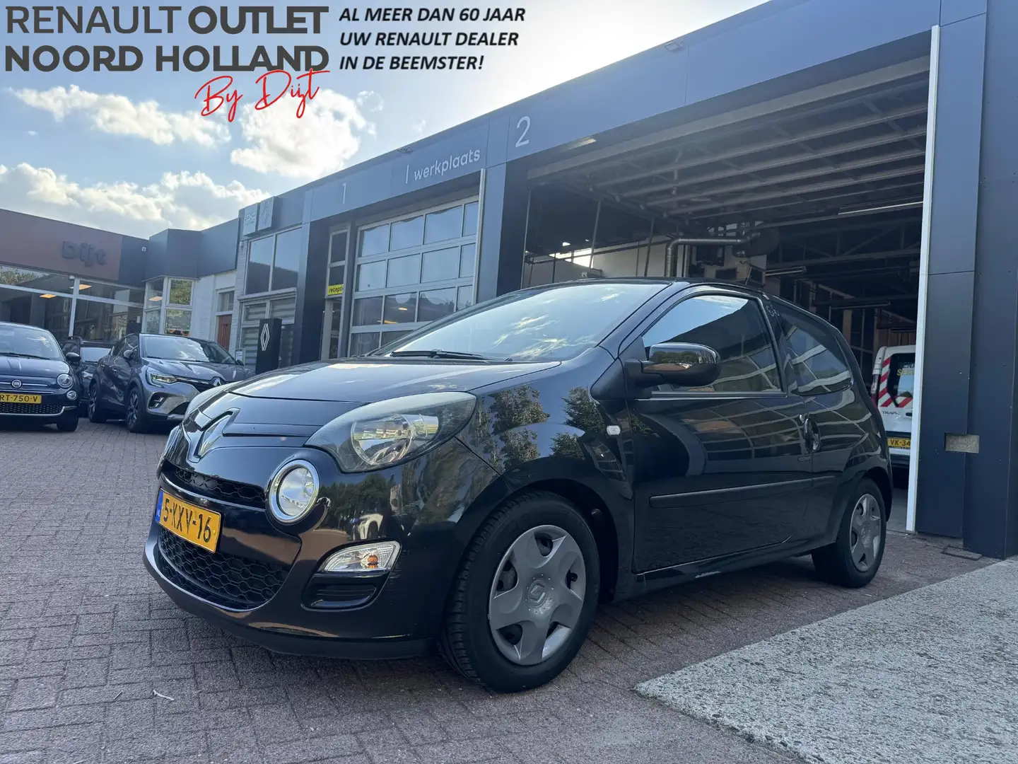Renault Twingo 1.2 16V Dynamique Automaat INVALIDE hand gas-rem Noir - 1