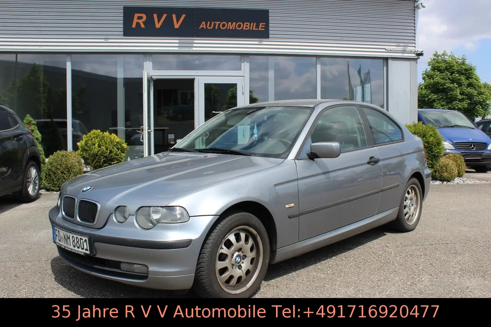 BMW 316 ti Compact, Alu, Allwetterreifen, Klima Šedá - 1