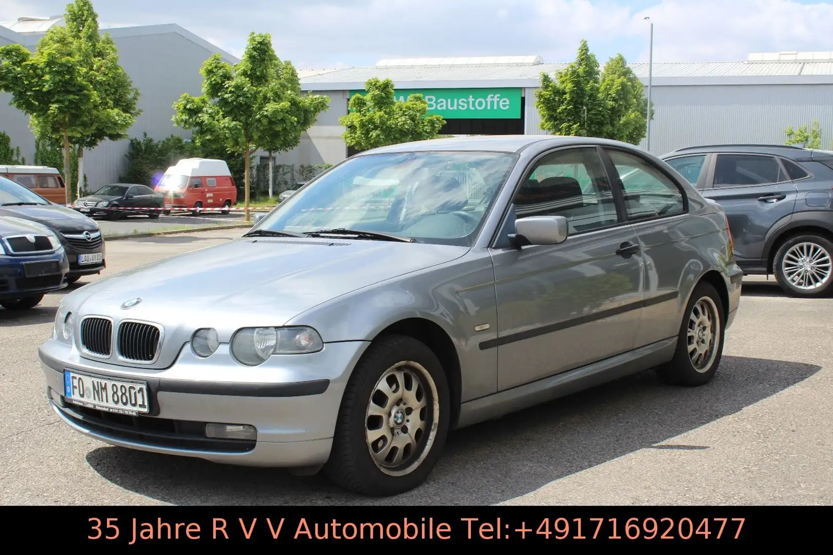 BMW 316 ti Compact, Alu, Allwetterreifen, Klima Šedá - 2