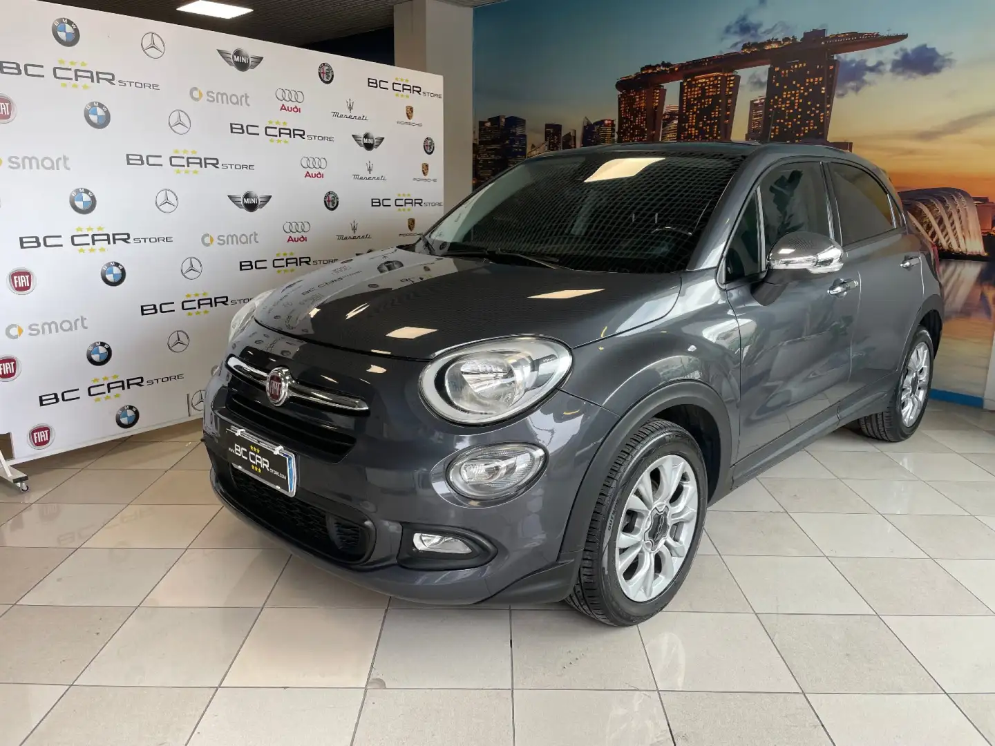 Fiat 500X 1.6 Mjt 120cv *BLOCK SHAFT Gris - 1