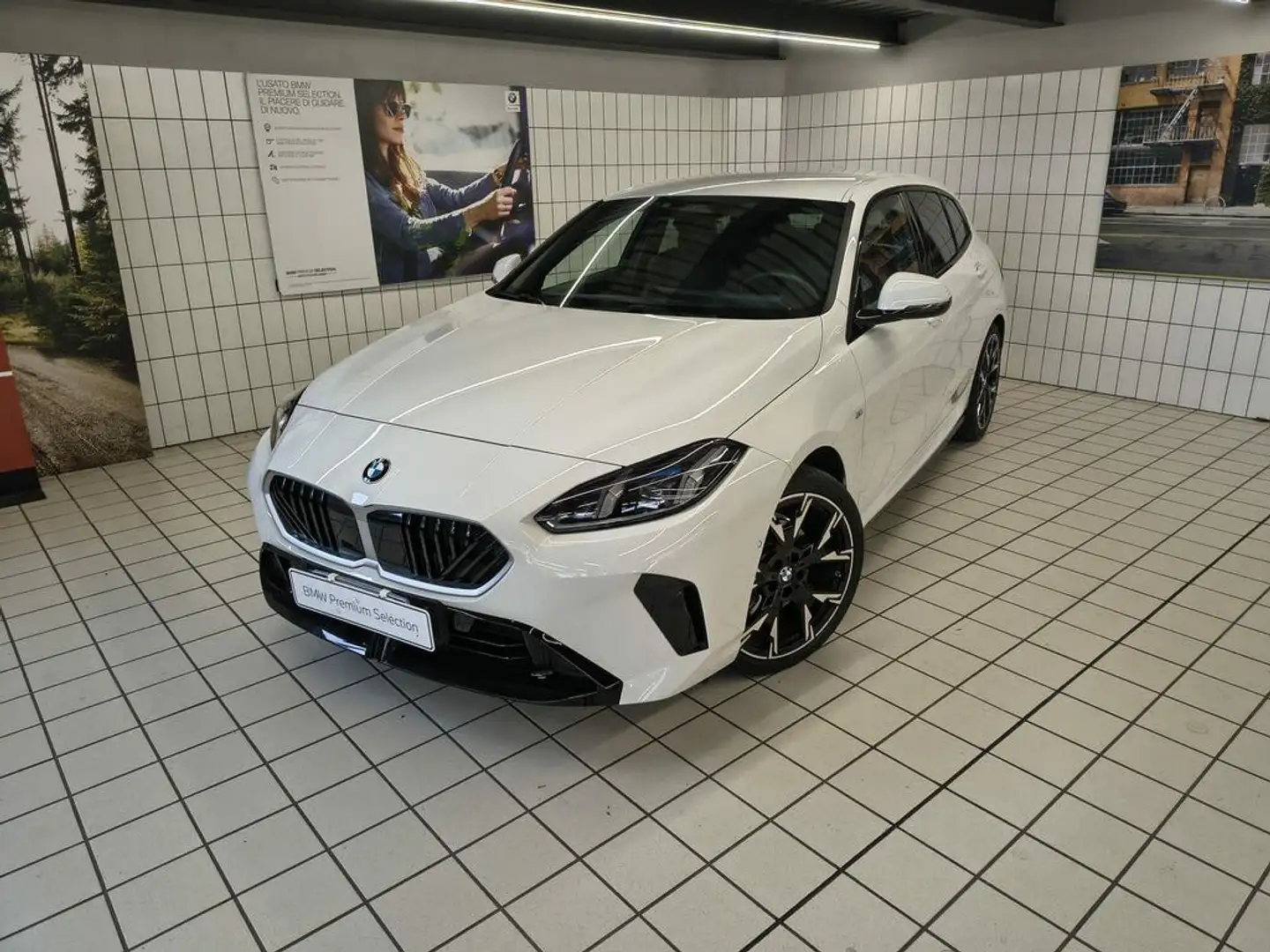 BMW 120 48V MSport auto Blanc - 1