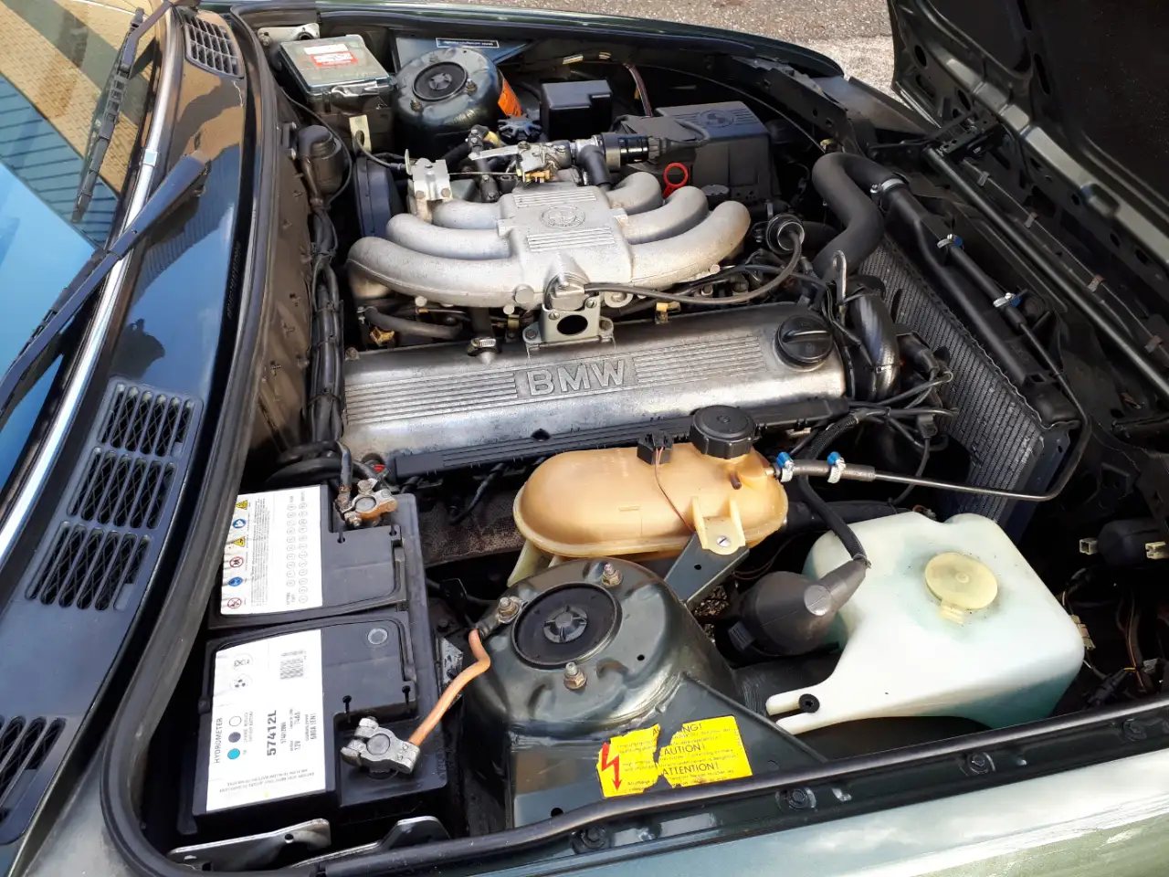 BMW 325 i cabrio E30 (1986) dark green manual 6 cyl. 32 yr, foto 11