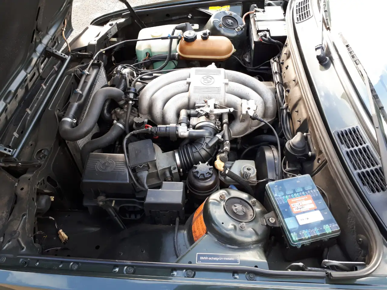BMW 325 i cabrio E30 (1986) dark green manual 6 cyl. 32 yr, foto 10