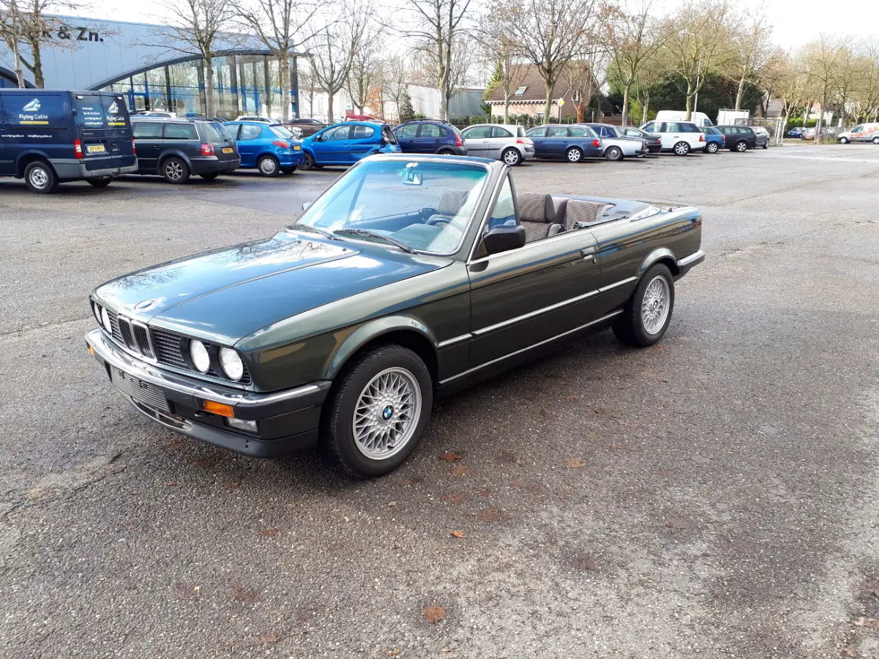 BMW 325 i cabrio E30 (1986) dark green manual 6 cyl. 32 yr, foto 3