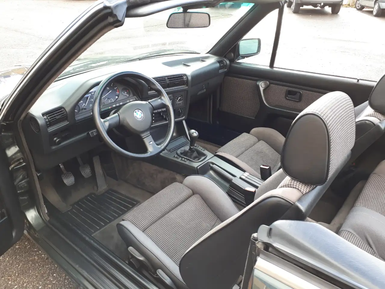 BMW 325 i cabrio E30 (1986) dark green manual 6 cyl. 32 yr, foto 4
