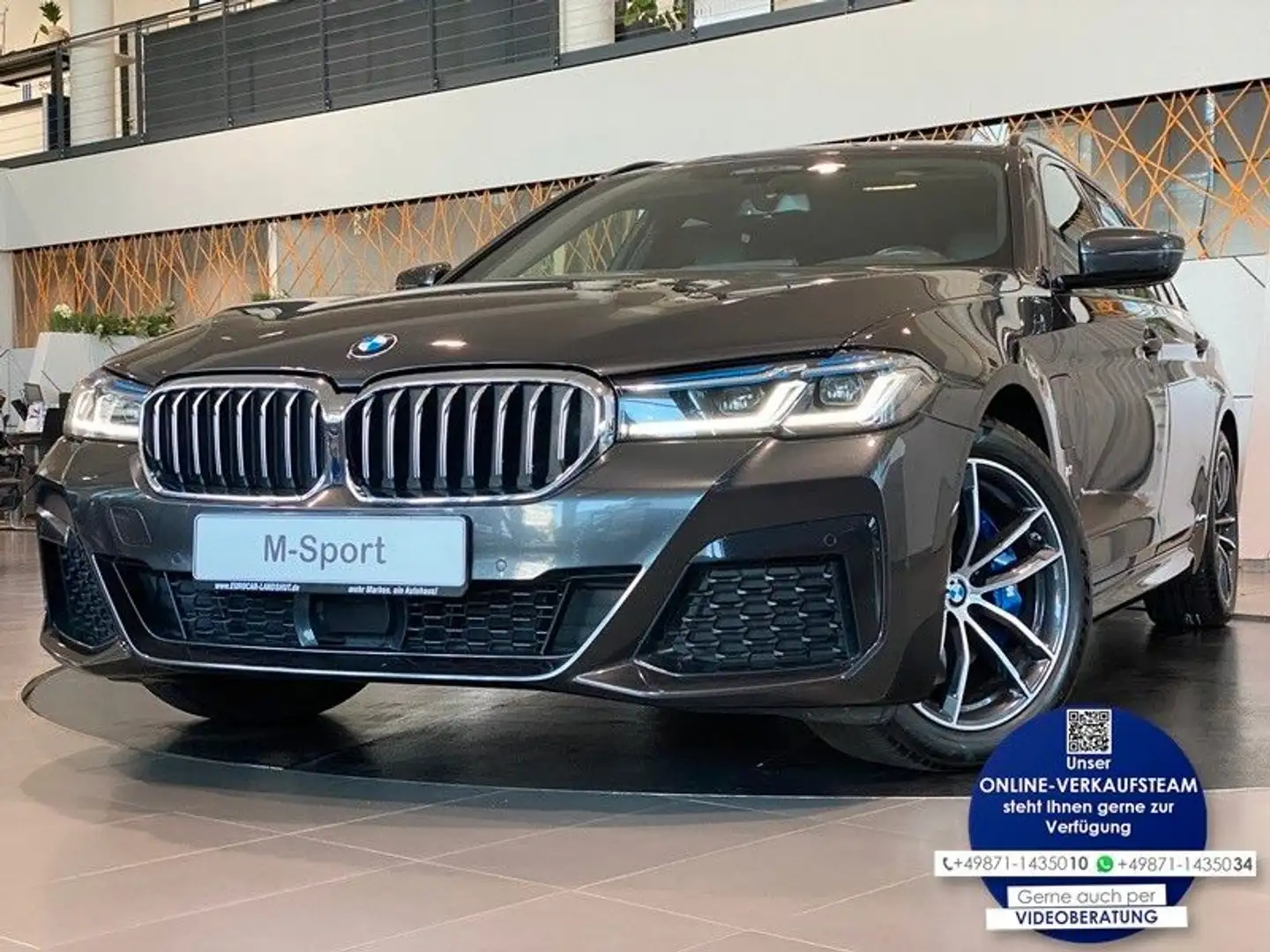 BMW 530 e xDr M-Sport Laser SView HUD H&K AHK DDC ACC Grau - 1