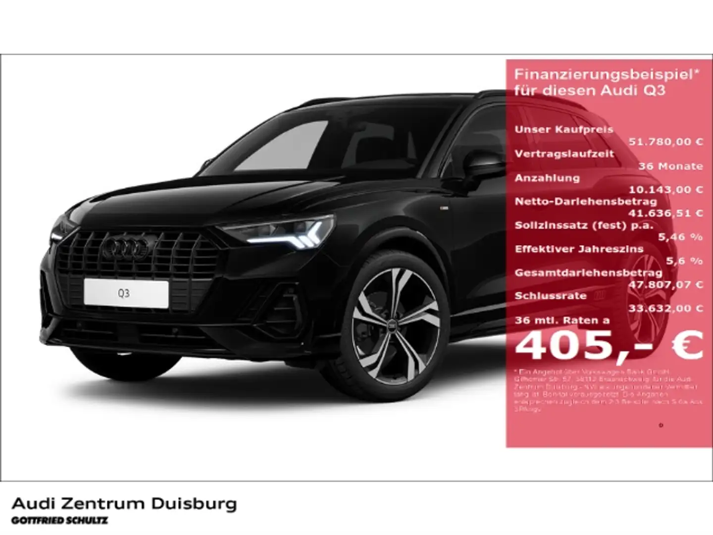 Audi Q3 S line 35 TFSI AD Panorama Navi digitales Soundsys Czarny - 1