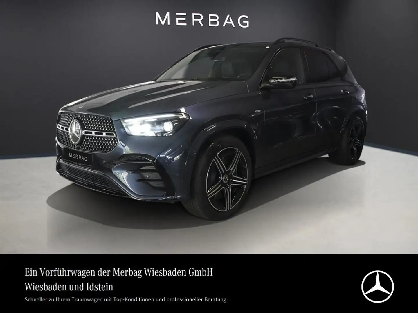 Mercedes-Benz GLE 350 de-AMG-AIRMATIC-DISTRONIC-PANO-UVP 108.000,- Bleu - 1