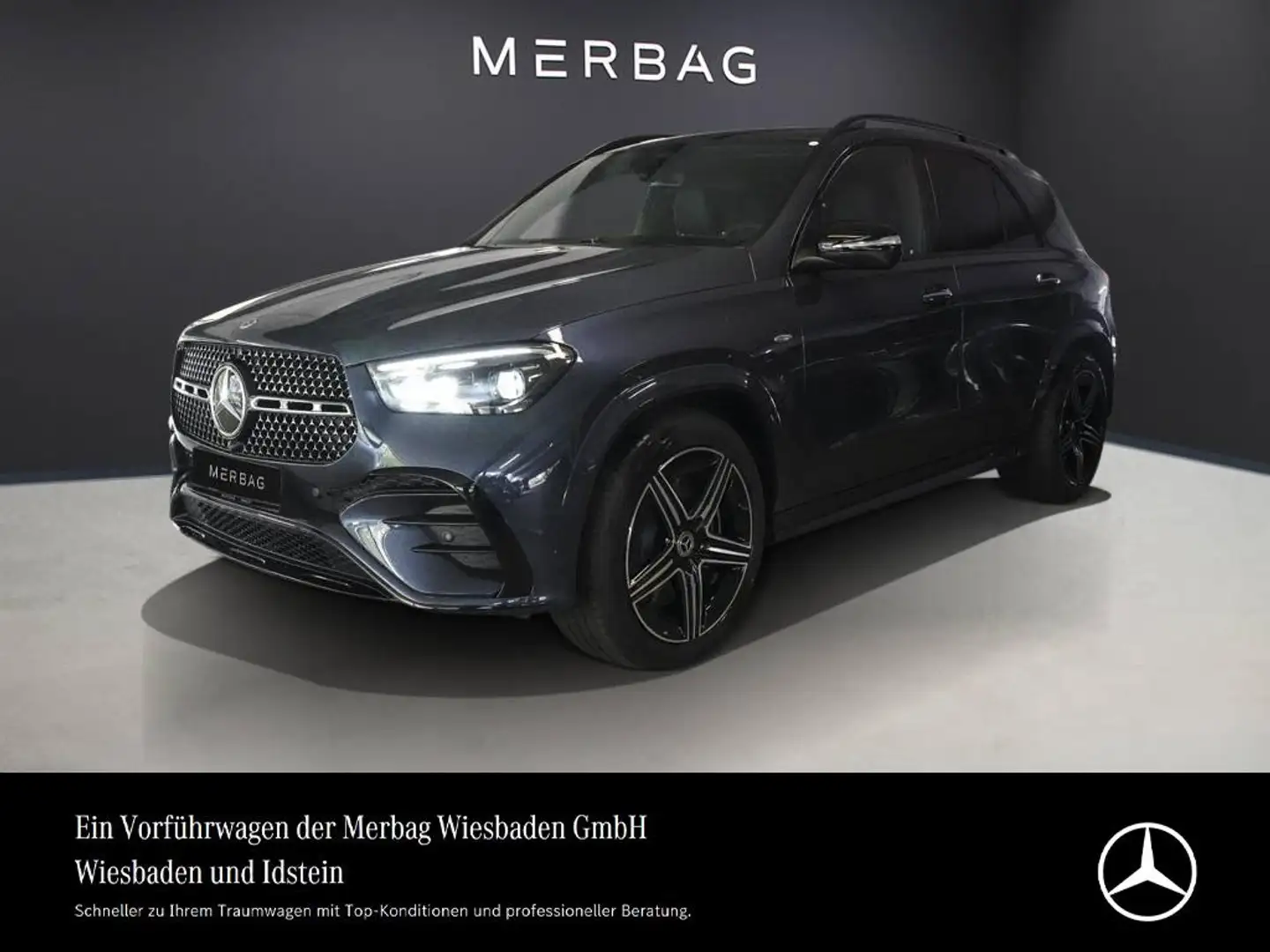 Mercedes-Benz GLE 350 de-AMG-AIRMATIC-DISTRONIC-PANO-UVP 108.000,- Blau - 1