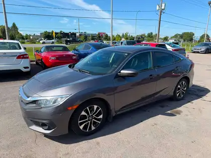 Gray 2018 Honda Civic Sedan Front-Wheel Drive Automatic