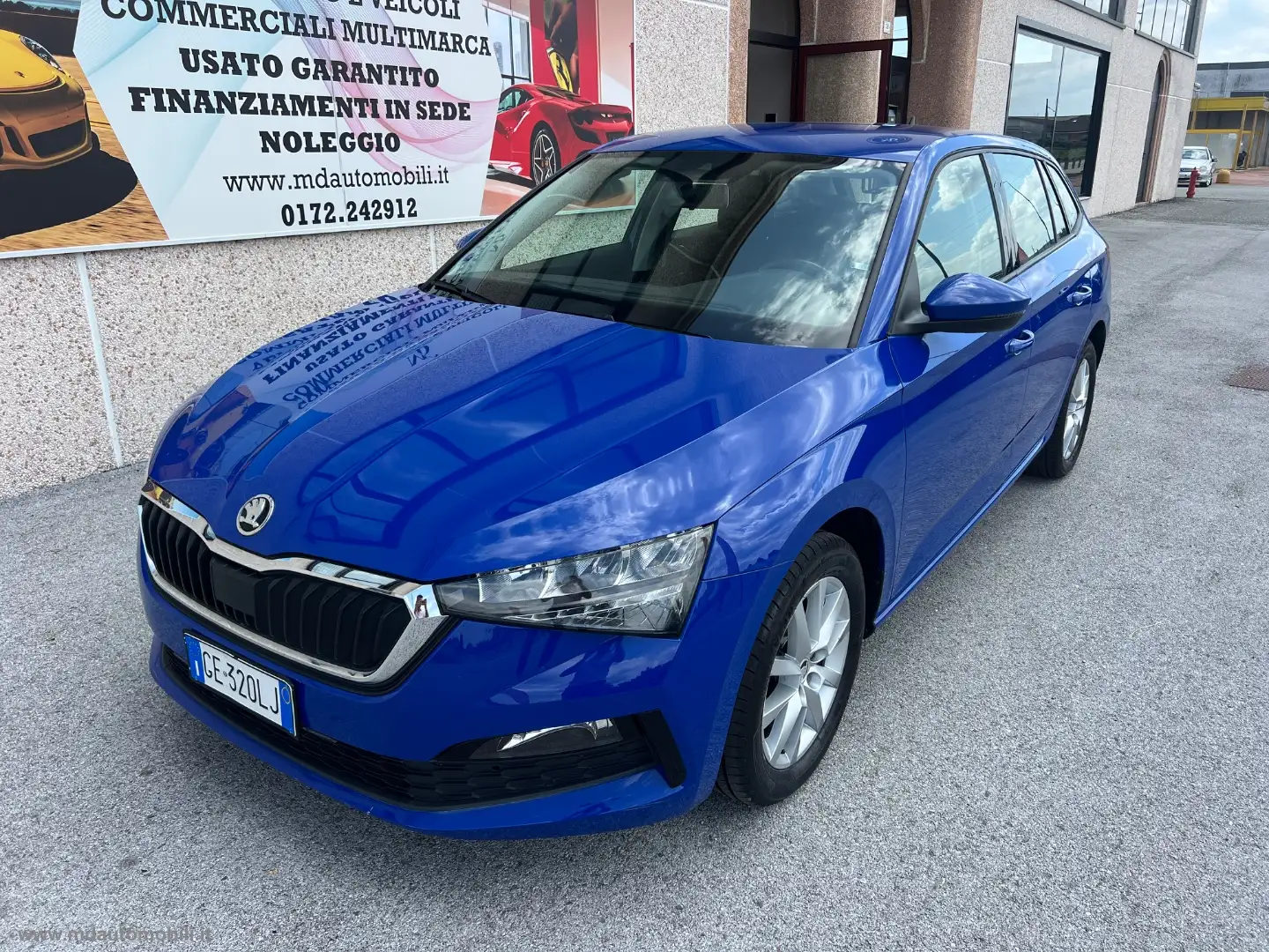 Skoda Scala 1.0 TSI Ambition SOLO KM.38000 Bleu - 1