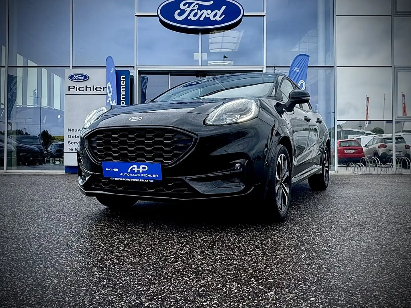 Ford Puma 1,0 EcoBoost Hybrid ST-Line TEMPOMAT/SITZHEIZUN... Schwarz - 1