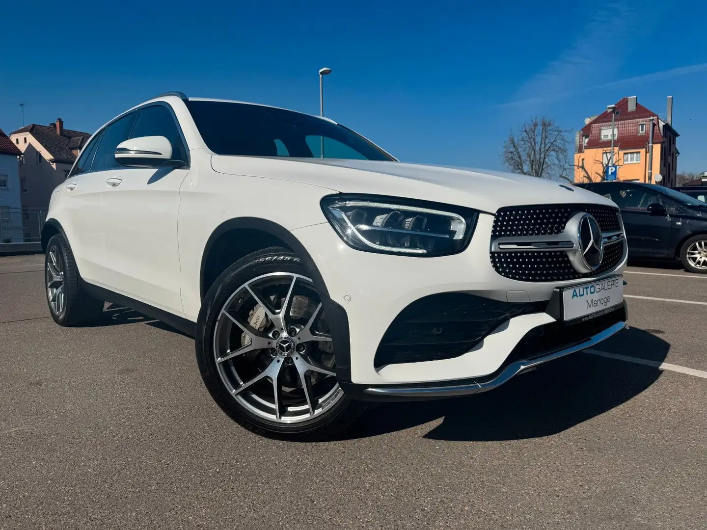 Mercedes-Benz GLC 220 d 4M 9G AMG LINE AHK/LED/LEDER/DISTRONIC Blanc - 1
