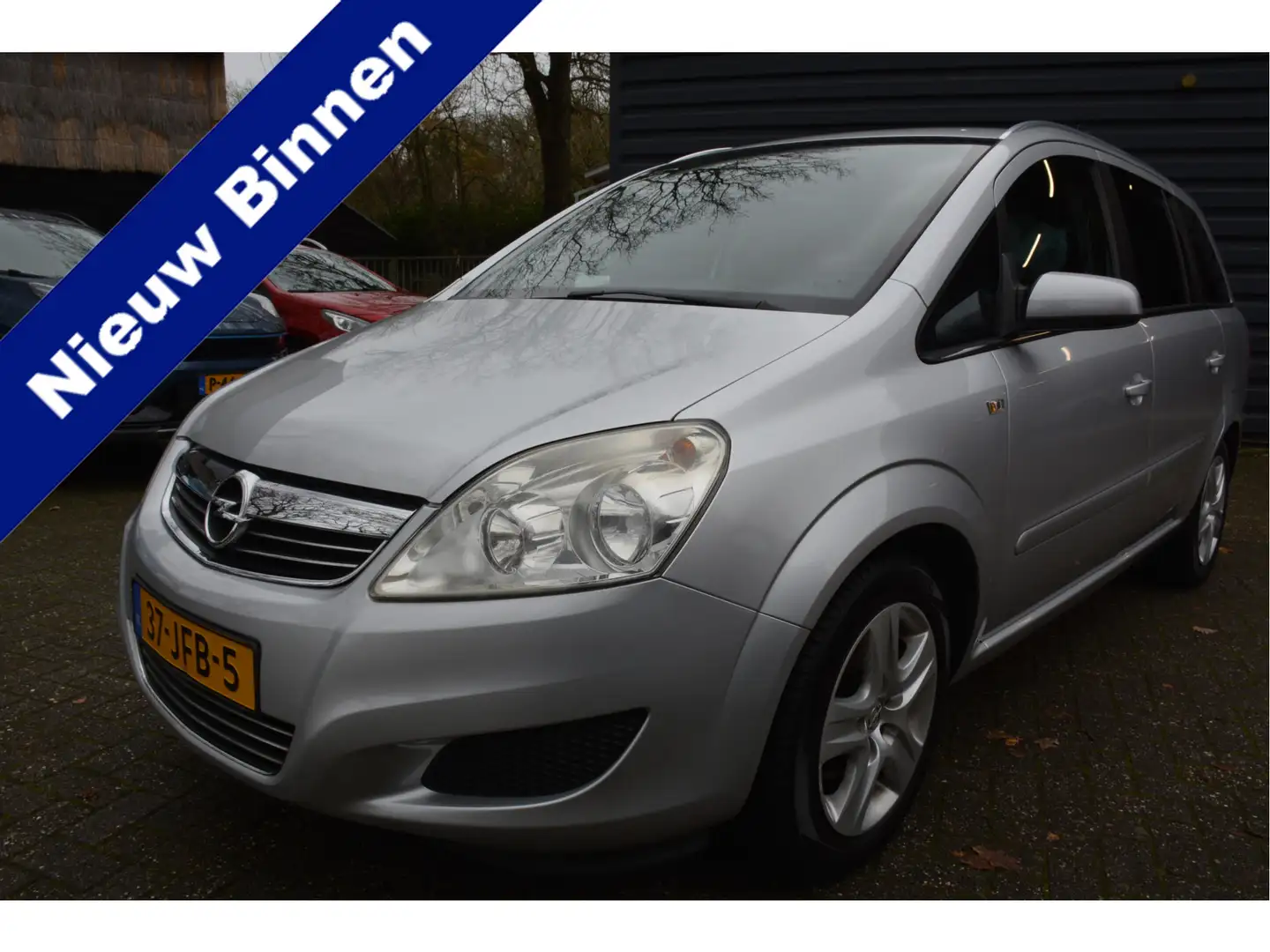Opel Zafira 1.6 Business 7 Pers Trekhaak Airco Grijs - 1