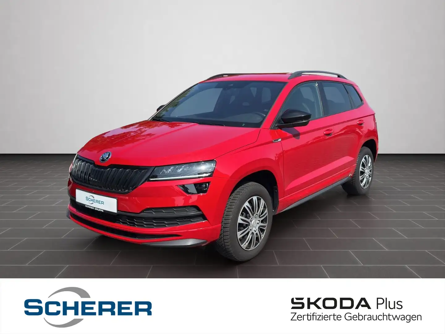 Skoda Karoq 1.5 TSI DSG Sportline LED NAVI AHK Rot - 1