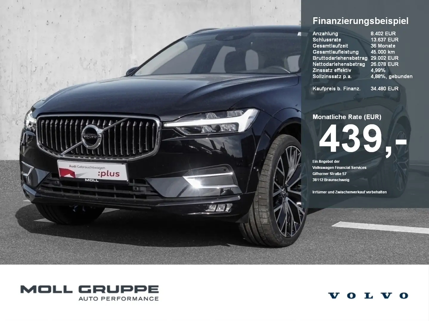 Volvo XC60 B4 2WD Inscription LED  Kamera Noir - 1