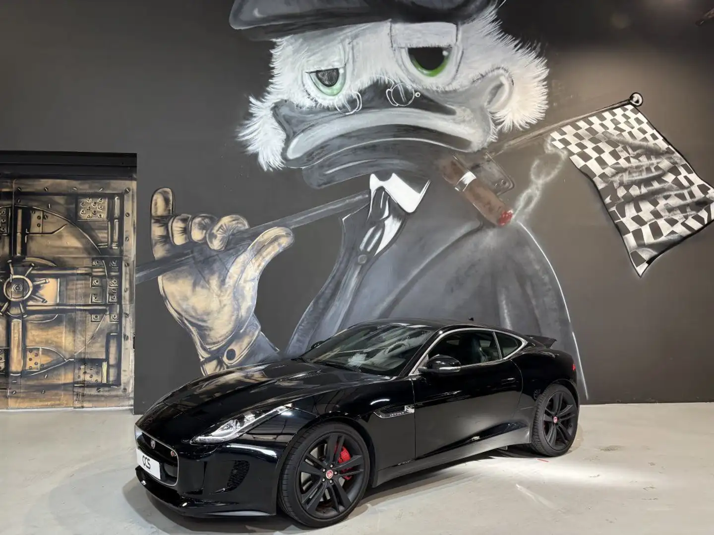 Jaguar F-Type 3.0 V6 S BVA8 Echappement Sport Toit Panoramique Noir - 1