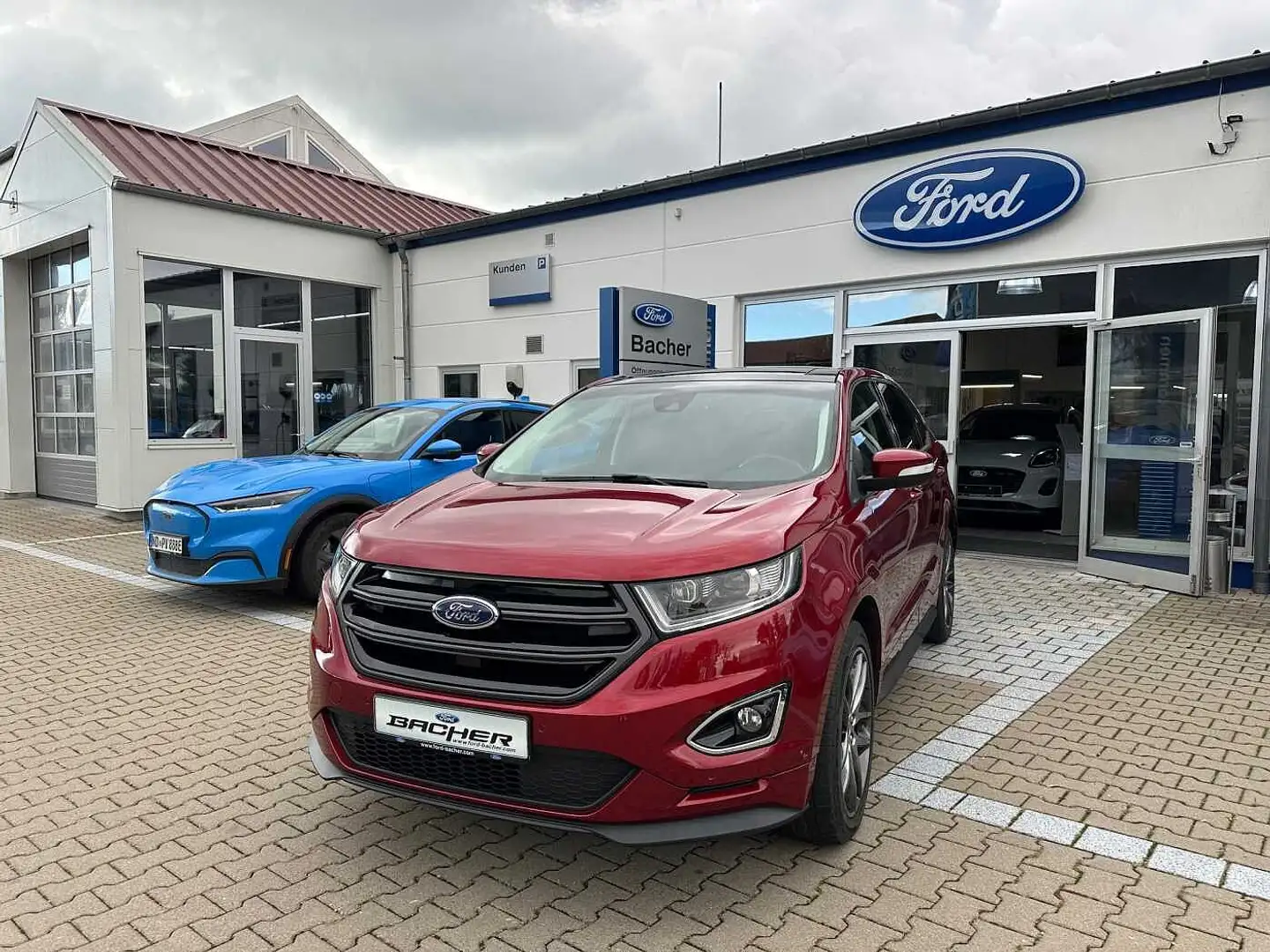 Ford Edge 2.0 TDCi SPORT *ALLRAD*NAVI*AHK* Rouge - 1