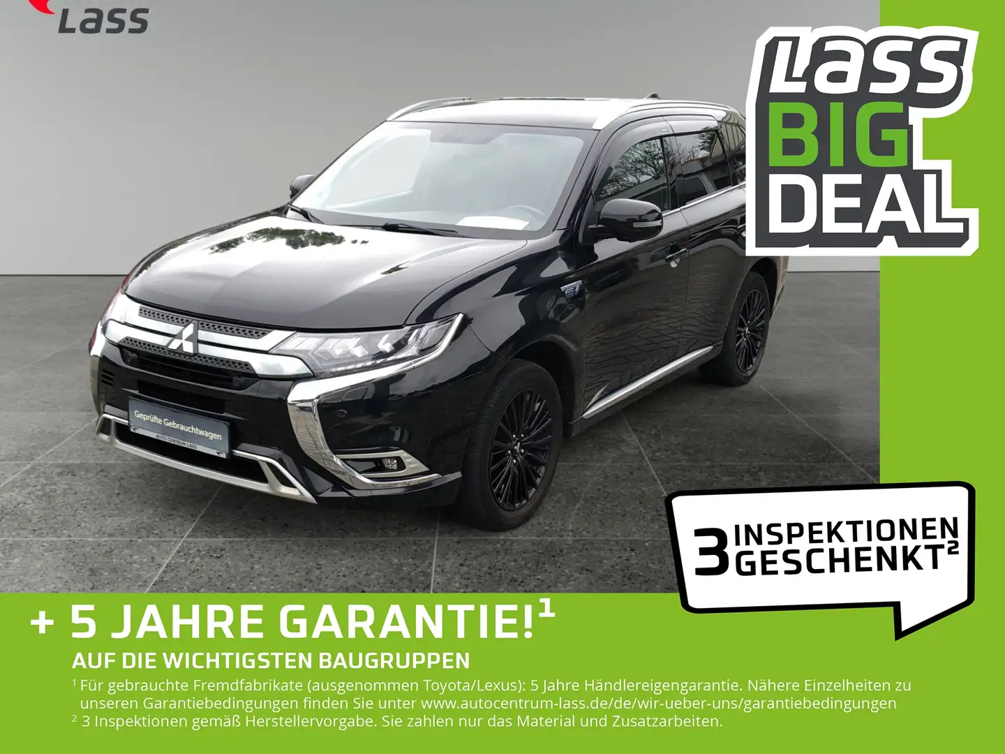 Mitsubishi Outlander 2.4 PHEV Plus Spirit +Navi+Standheizung Negro - 1