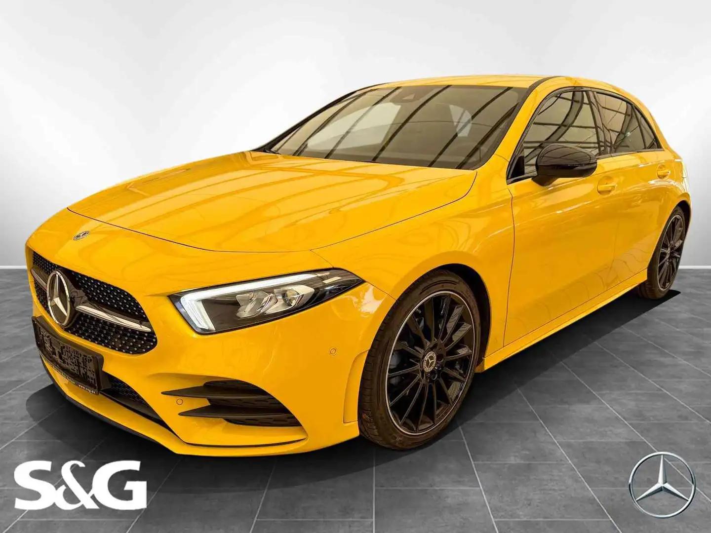 Mercedes-Benz A 180 Kompaktlimousine AMG Spurhalte+Parktronic+ Gelb - 1