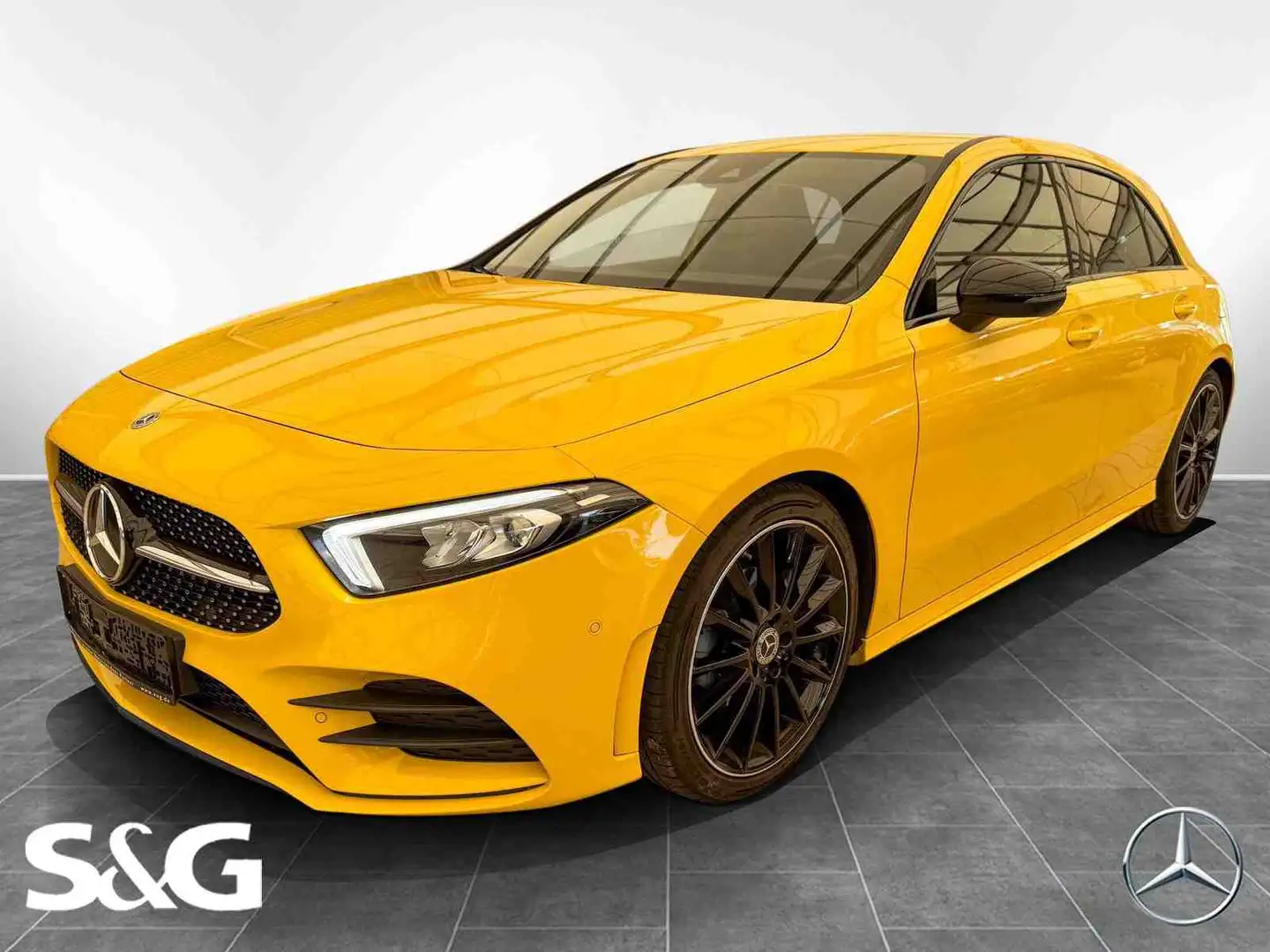 Mercedes-Benz A 180 Kompaktlimousine AMG Spurhalte+Parktronic+ Gelb - 1