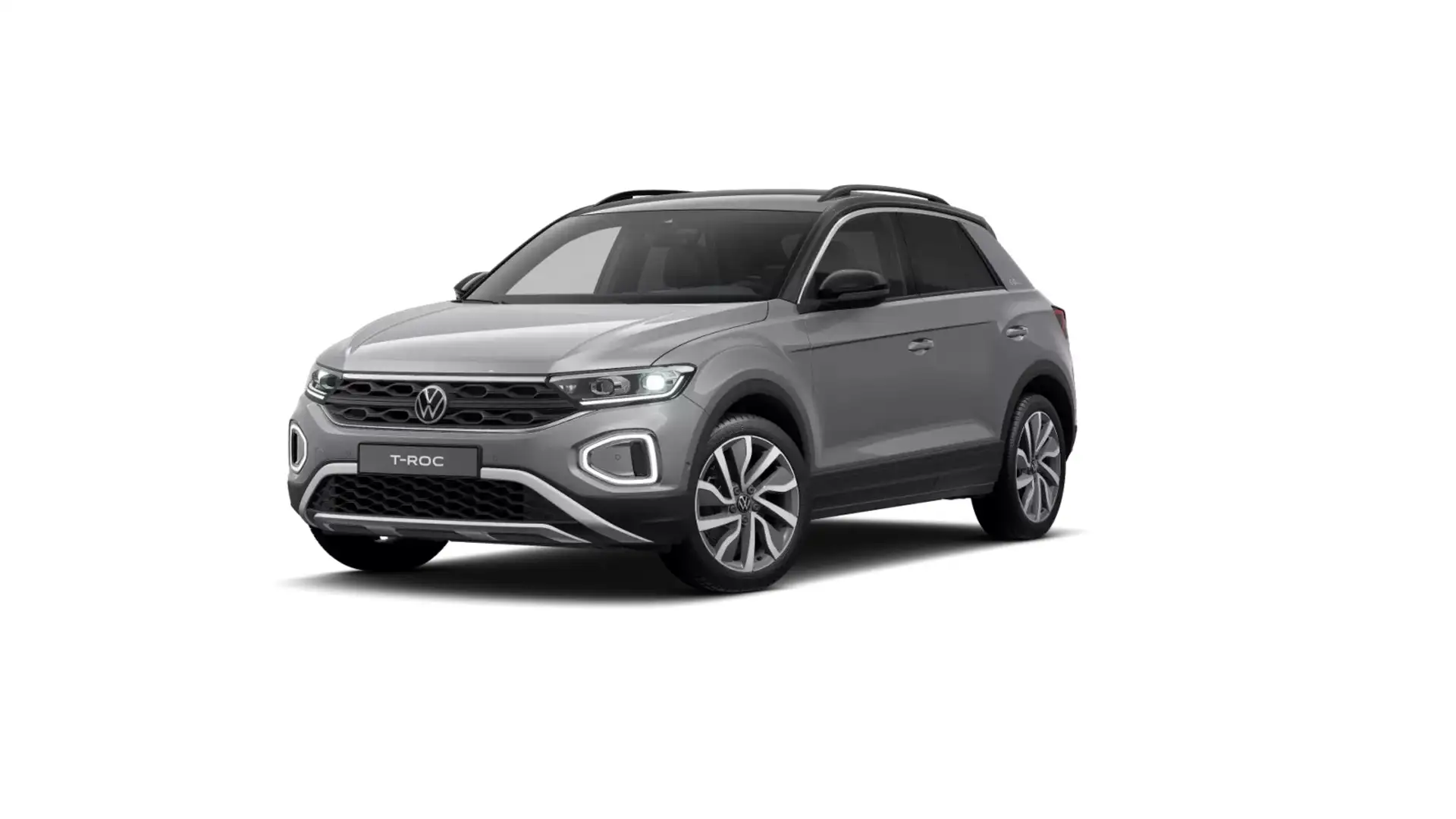 Volkswagen T-Roc 2.0 TDI DSG GOAL LED+ KAMERA AHK NAVI Grau - 2